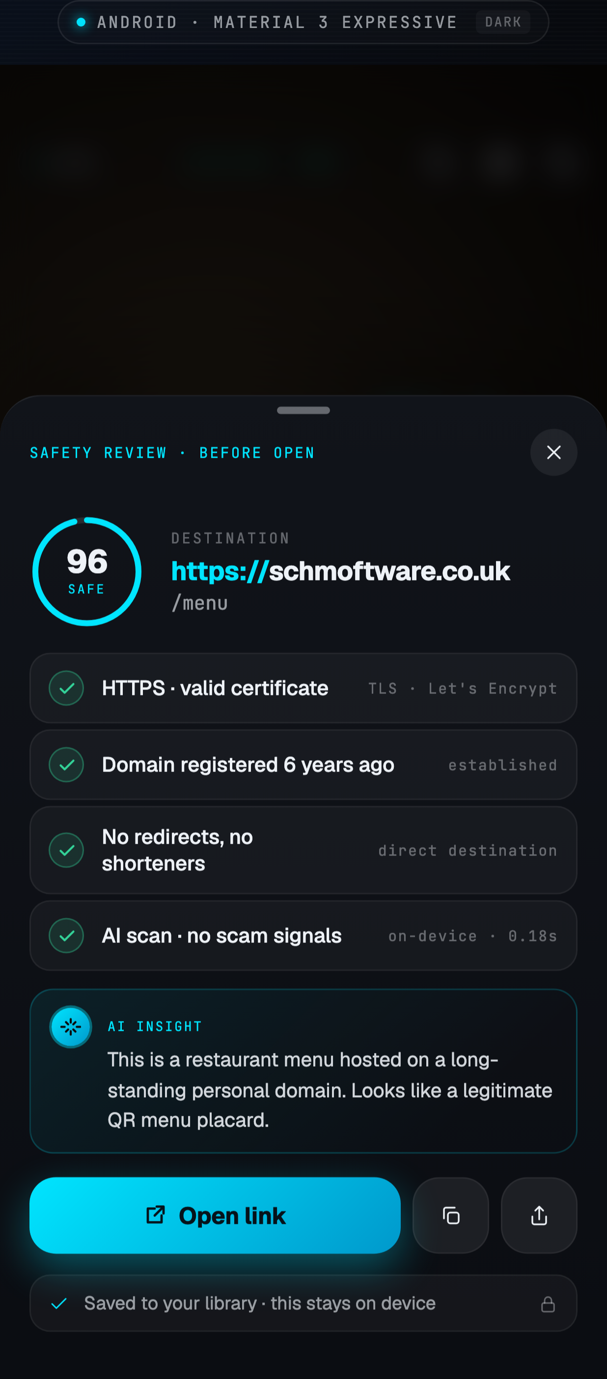 Safety review with AI score