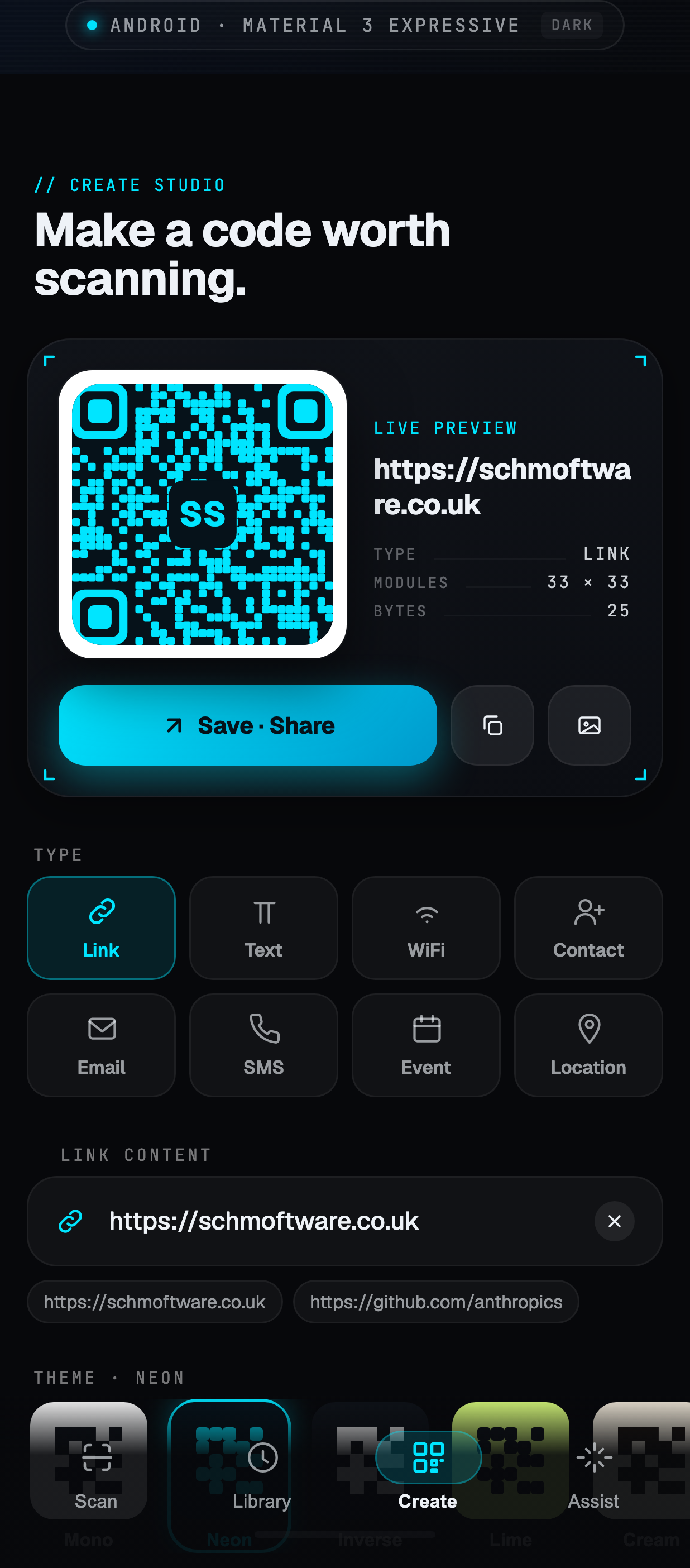 QR Code Create Studio